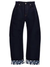Burberry Japanese Denim Baggy Jeans In In Blue