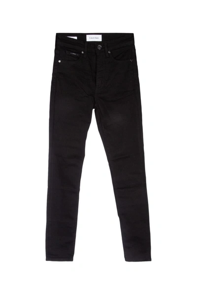 Calvin Klein Pants In Denimblack