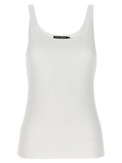 DOLCE & GABBANA DOLCE & GABBANA RIBBED TANK TOP