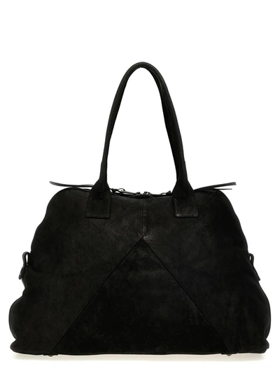 Giorgio Brato Leather Travel Bag In Black