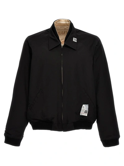 Miharayasuhiro Reversible Bomber Jacket In Negro