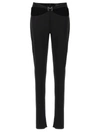Mugler M Cut-out Trousers In Black