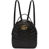 Gucci Gg Marmont Quilted Leather Backpack In Black