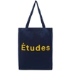 ETUDES STUDIO Navy Logo October Tote
