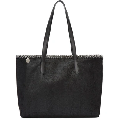 Stella Mccartney 'falabella - Shaggy Deer' Faux Leather Tote - Black