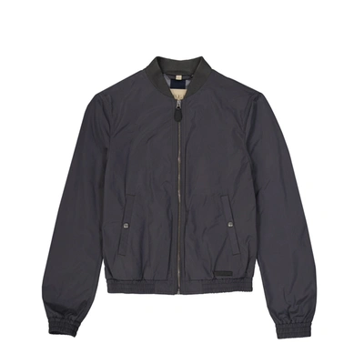 Burberry Bomber Jacket In Grey