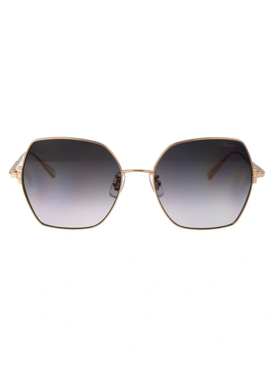 Chopard Grey Gradient Square Ladies Sunglasses Schf99g 08fc 56 In 0300 Gold