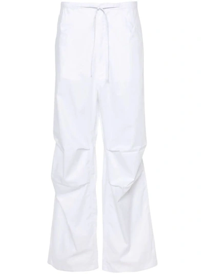 Darkpark Daisy 金银丝直筒裤 In White