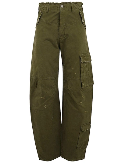 Darkpark Rosalind Bow Cargo Pants Clothing In Green