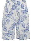 Isabel Marant Layan Shorts In Blue