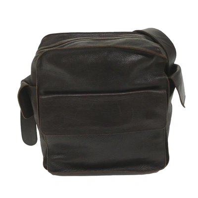 Bottega Veneta -- Brown Leather Shoulder Bag ()