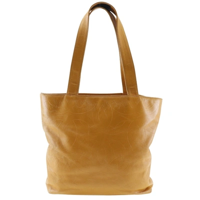 Pre-owned Chanel Camel Leather Tote Bag ()