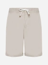 Brunello Cucinelli Linen And Cotton Shorts In Beige