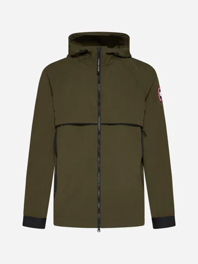 Canada Goose Faber Hooded Jacket In Military Green