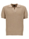 BRIONI KNITTED SHIRT POLO