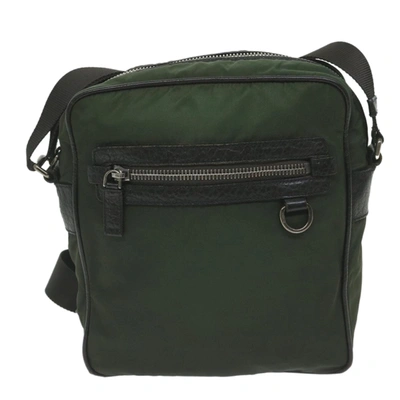 Prada Khaki Synthetic Shoulder Bag ()