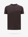 Zanone T-shirt In Brown