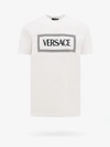 Versace Logo-print Cotton T-shirt In White