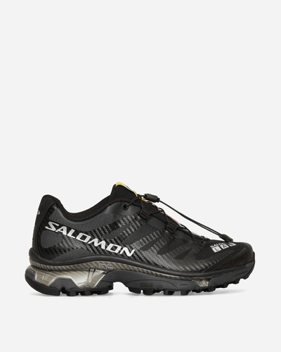 Salomon Xt-4 Og Sneakers In Black/ebony/silver Metallic