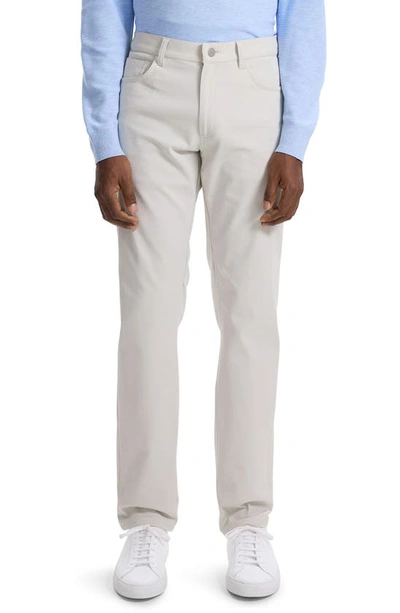 Theory Raffi Neoteric Twill Slim Fit Pants In Limestone