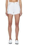 Pistola Nova Denim Shorts In White Lightning In White Vintage