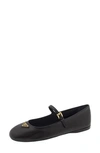 Prada Women Nappa Leather Ballerinas In Black