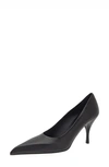 Prada 85 Pointed-toe Calf Leather Pumps In Black