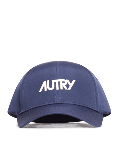 Autry Baseball Hat With Logo In Blue