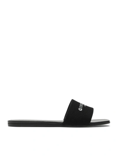 Givenchy 4g Sandals In Black