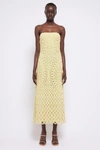 Simkhai Elise Dress In Sulfur