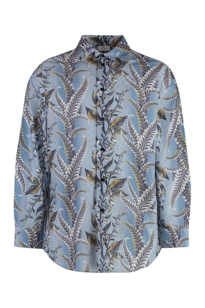 ETRO ETRO PRINTED COTTON SHIRT