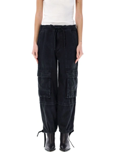 Isabel Marant Étoile Ivy Cargo Trousers In Black