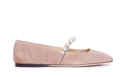 Jimmy Choo Flat Shoes In Pink