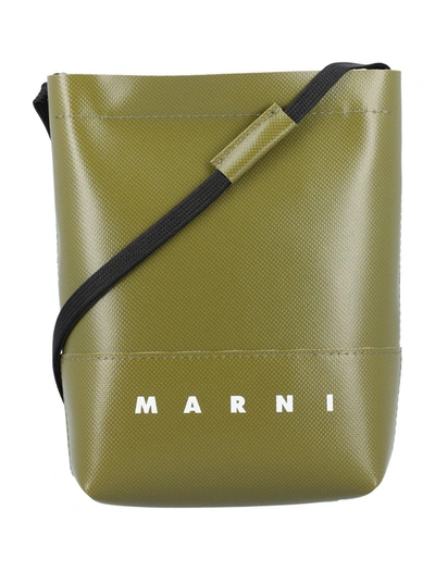 Marni Tribeca Crossbody In Military Green