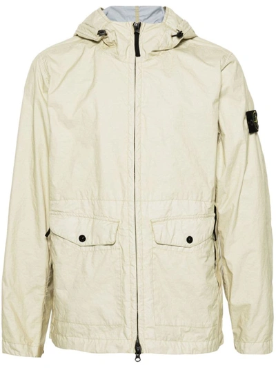 Stone Island Coats In Beige