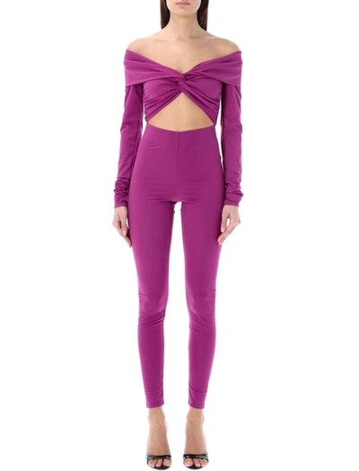The Andamane Kendall Cut-out Jumpsuit In Orchid