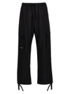 MSGM CARGO PANTS BLACK