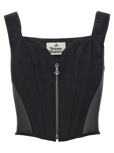 Vivienne Westwood Classic 紧身胸衣式上衣 In Black