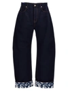 Burberry Japanese Denim Baggy Jeans In