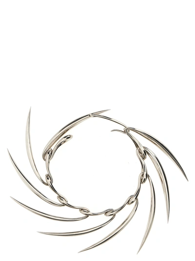 Mugler Metal Necklace Jewelry Silver