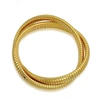 LIV OLIVER 18K GOLD INTERLOCKING BRACELET