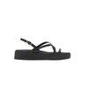Ancient Greek Sandals Silia Onyx Braided Straps Sandal Women In Black