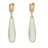 Liv Oliver 18k Chalcedony Drop Earrings In Multi