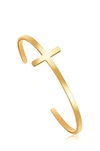 STEPHEN OLIVER 18K GOLD MOTIF CUFF BANGLE