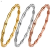 Liv Oliver 18k Multi Color Modern Bangle Set In Multi