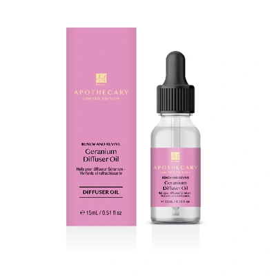 Dr. Botanicals Renew & Revive Geranium Diffuser Oil 0.51 Fl oz In Pink