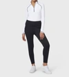 ORIGINAL PENGUIN SOLID PERFORMANCE LEGGINGS IN CAVIAR