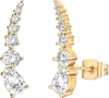 Liv Oliver 18k Gold Ear Climber Earrings In Gold
