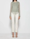 Jonathan Simkhai Torrin Recycled Stretch Lace Top In Sage In Multi