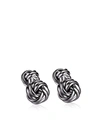 STEPHEN OLIVER SILVER DOUBLE KNOT CUFFLINKS